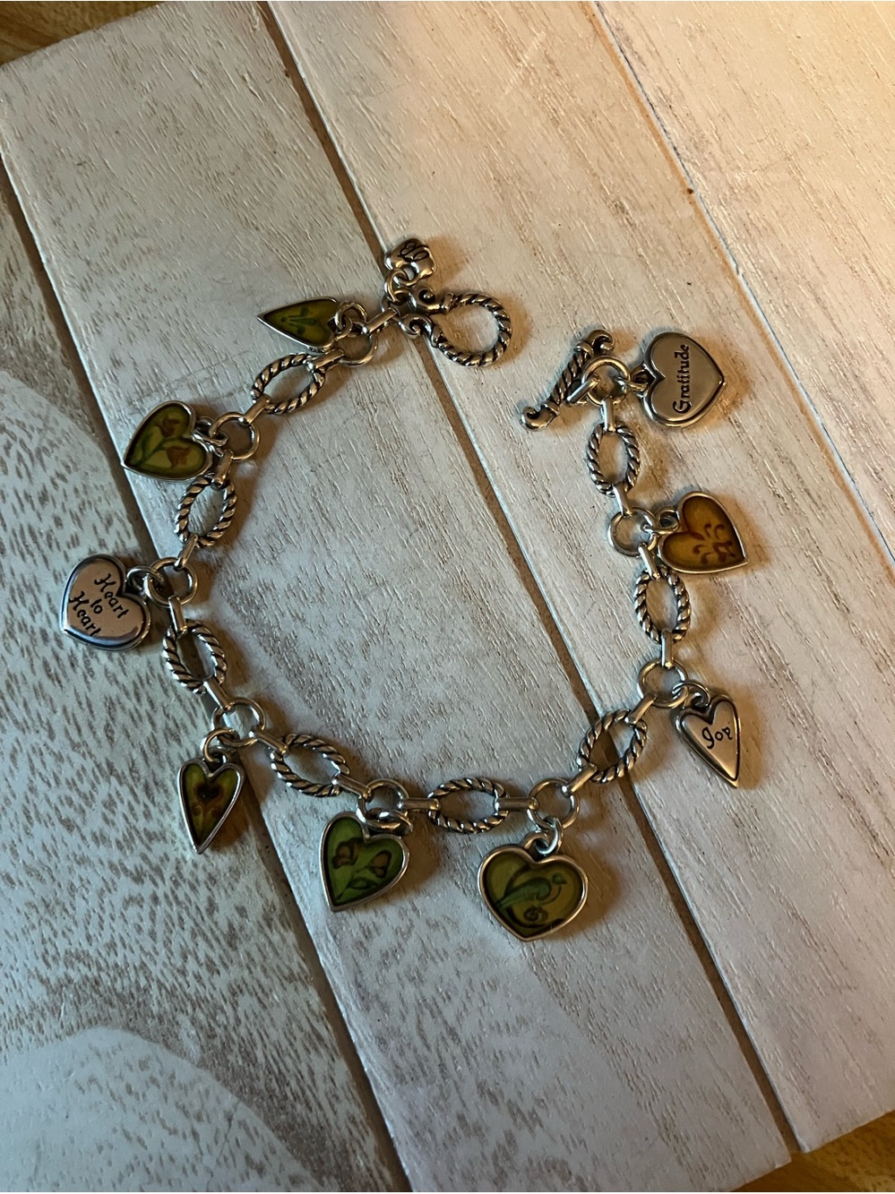 🌸Brighton ‘Piccadilly’ Heart Charm Bracelet